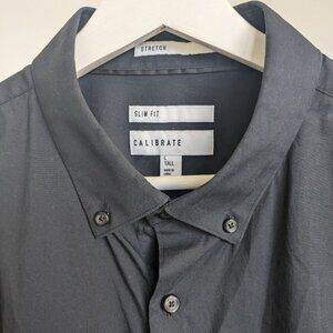 Calibrate Black Button Down Shirt